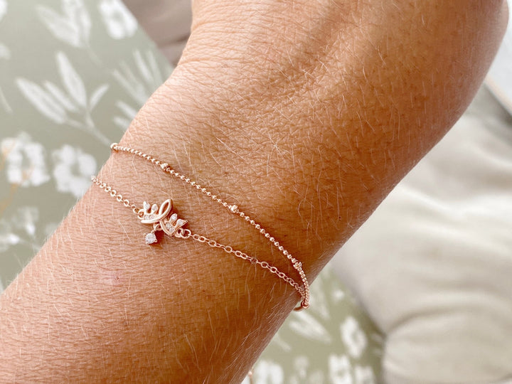 Doppeltes Satellitenarmband - ALICIA'S DIARY