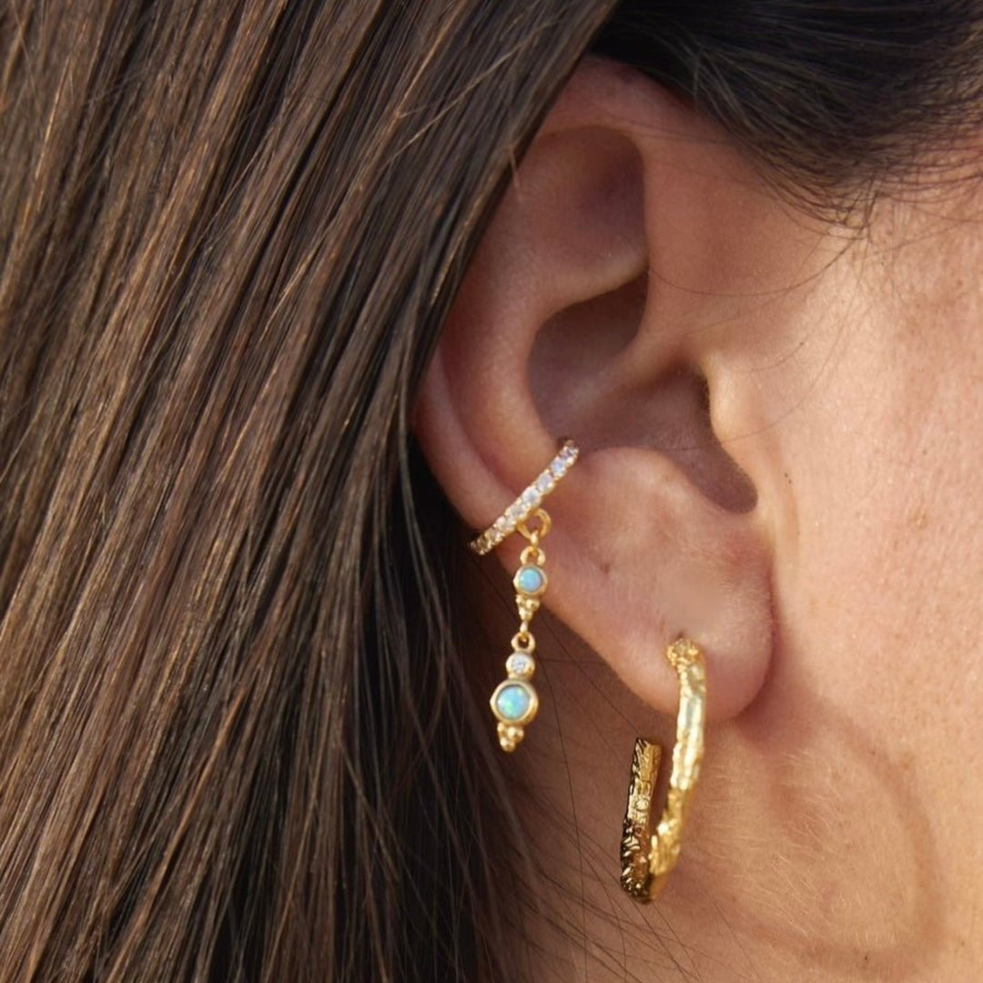 Art Deco Opal Earcuff - Alicia&