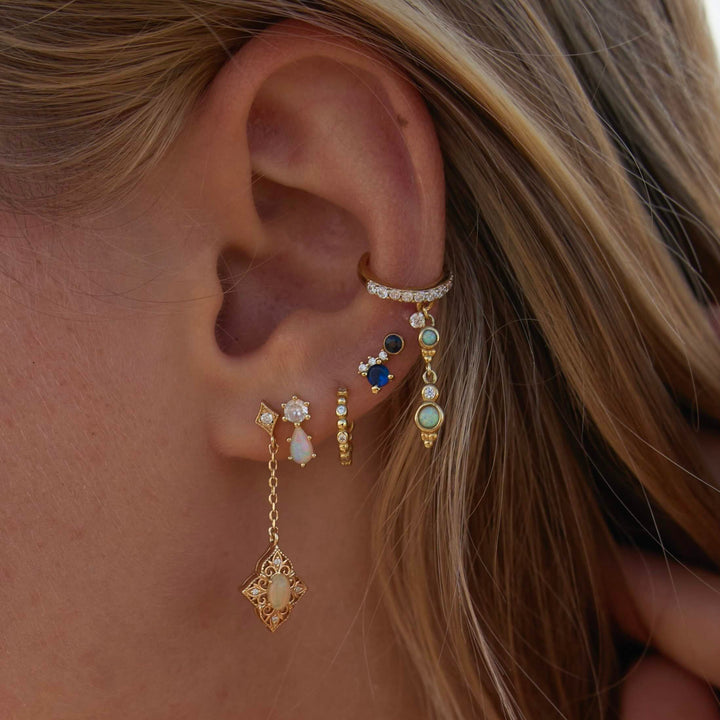 Art Deco Opal Earcuff - Alicia&