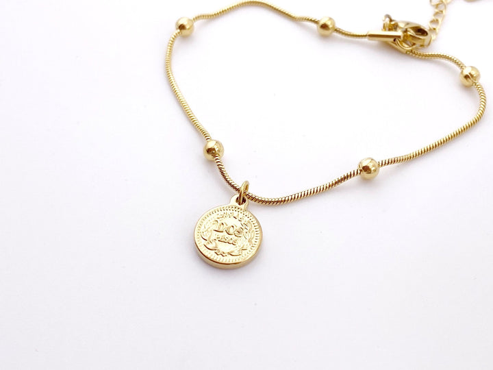 Münz Charm Armband - ALICIA'S DIARY