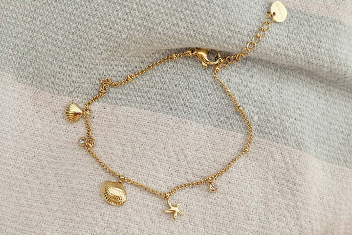 Pulsera de conchas y estrellas de mar - ALICIA&