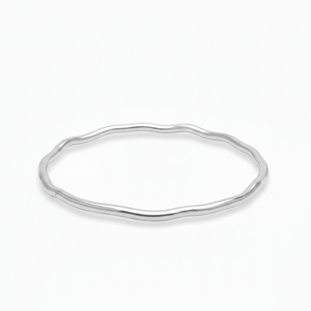 Wasserfester und hautfreundlicher Armreifen für Strand, Meer und Pool für junge Frauen, Edelstahl Armreif