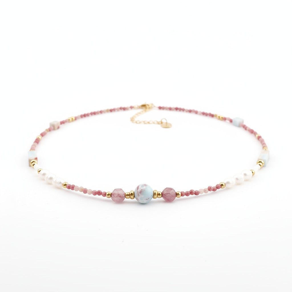 Vintage gemstone necklace - Alicia's Diary