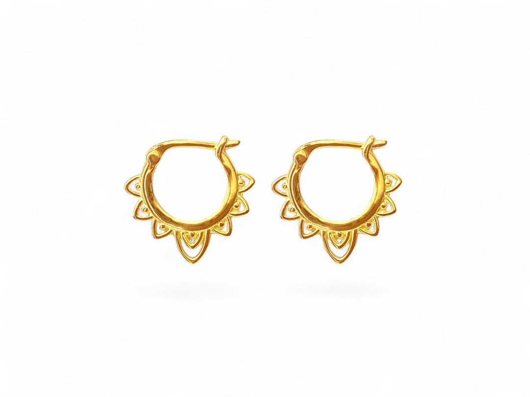 Goldene Creolen aus Jewelry Online Shop von Alicia's Diary