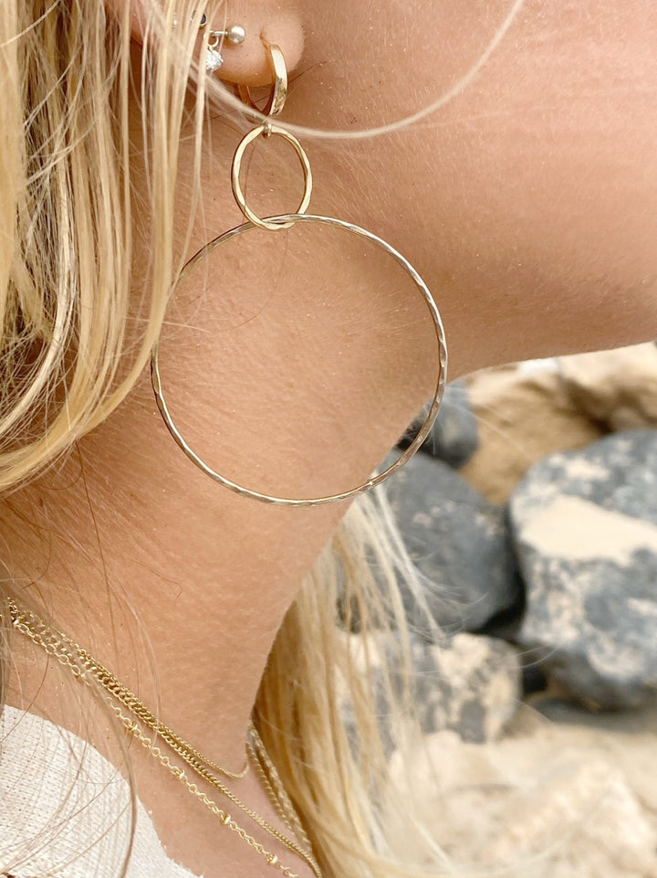 Triple Hoops hammered - ALICIA'S DIARY®