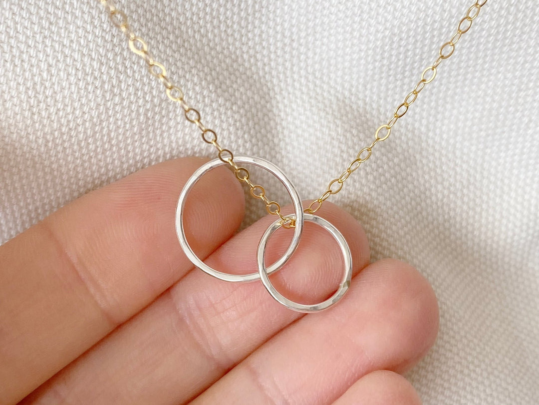 Bicolor Schmuck mit hammerered Hammerschlag für junge Frauen von Alicia's Diary