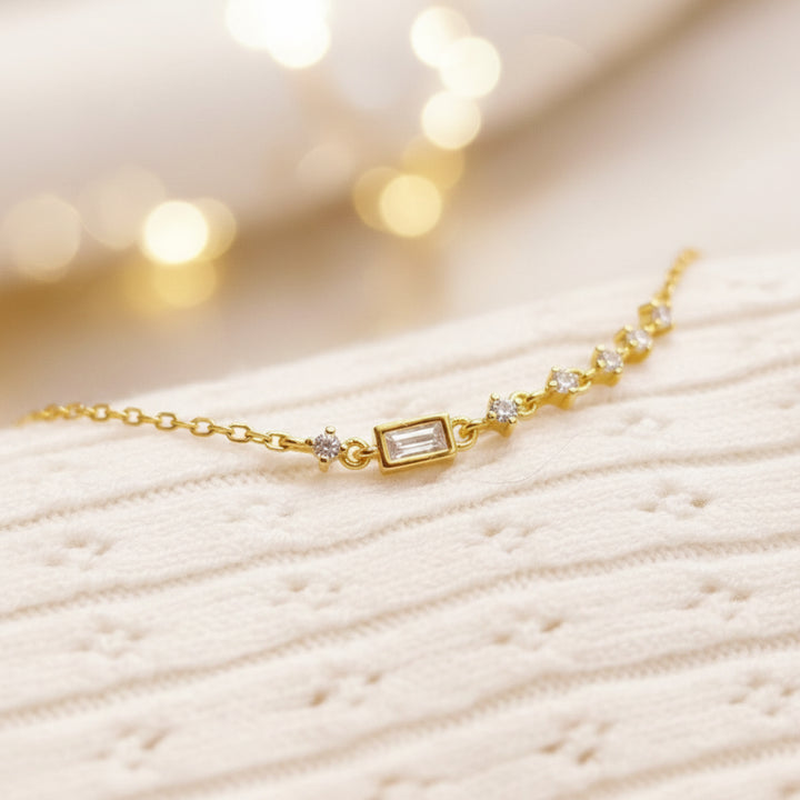 Pulsera con racimo de cristales - ALICIA&