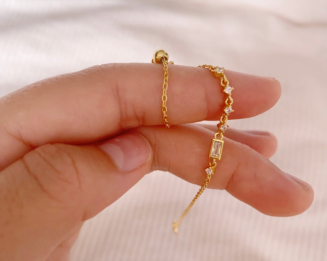 Pulsera con racimo de cristales - ALICIA&