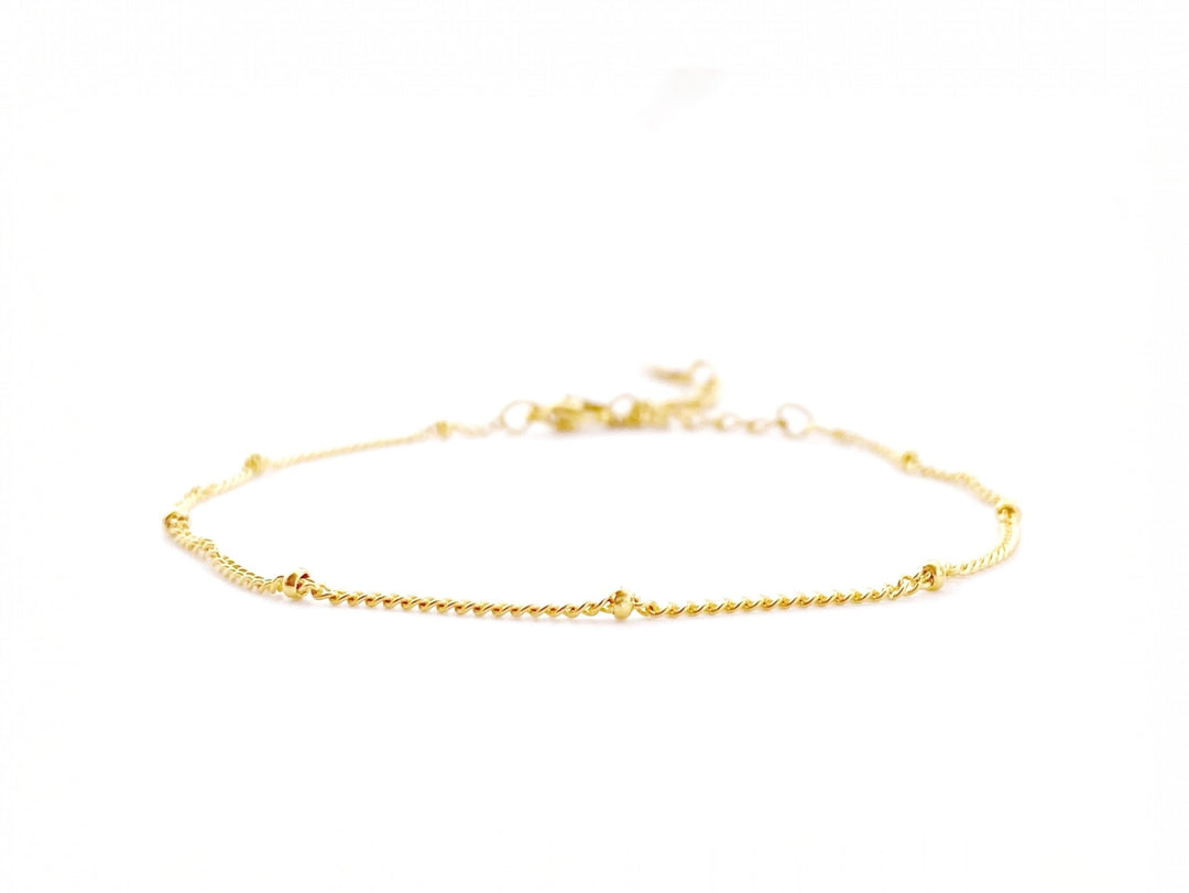 Goldenes Satelliten Armband - ALICIA'S DIARY