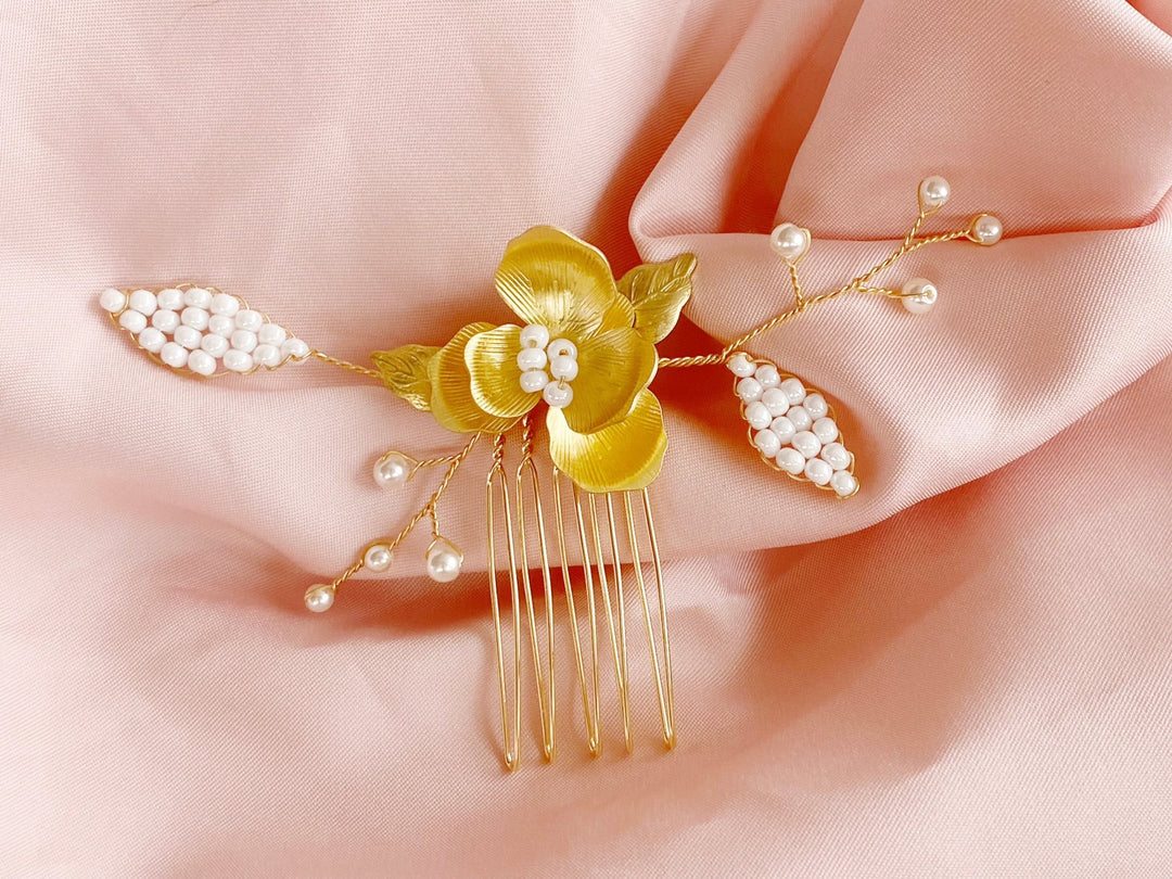 Haarschmuck Accessoires für Boho-Bride, Vintage-Braut, Standesamt, Hochzeit im Garten von Alicia's Diary