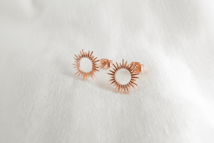 Sonnen Ohrstecker roségold-google-feed-Muttertag-Ohrringe