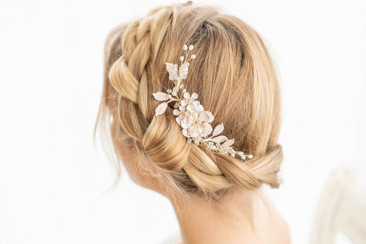 Goldenes Braut Haaraccessoire Emelie - ALICIA'S DIARY