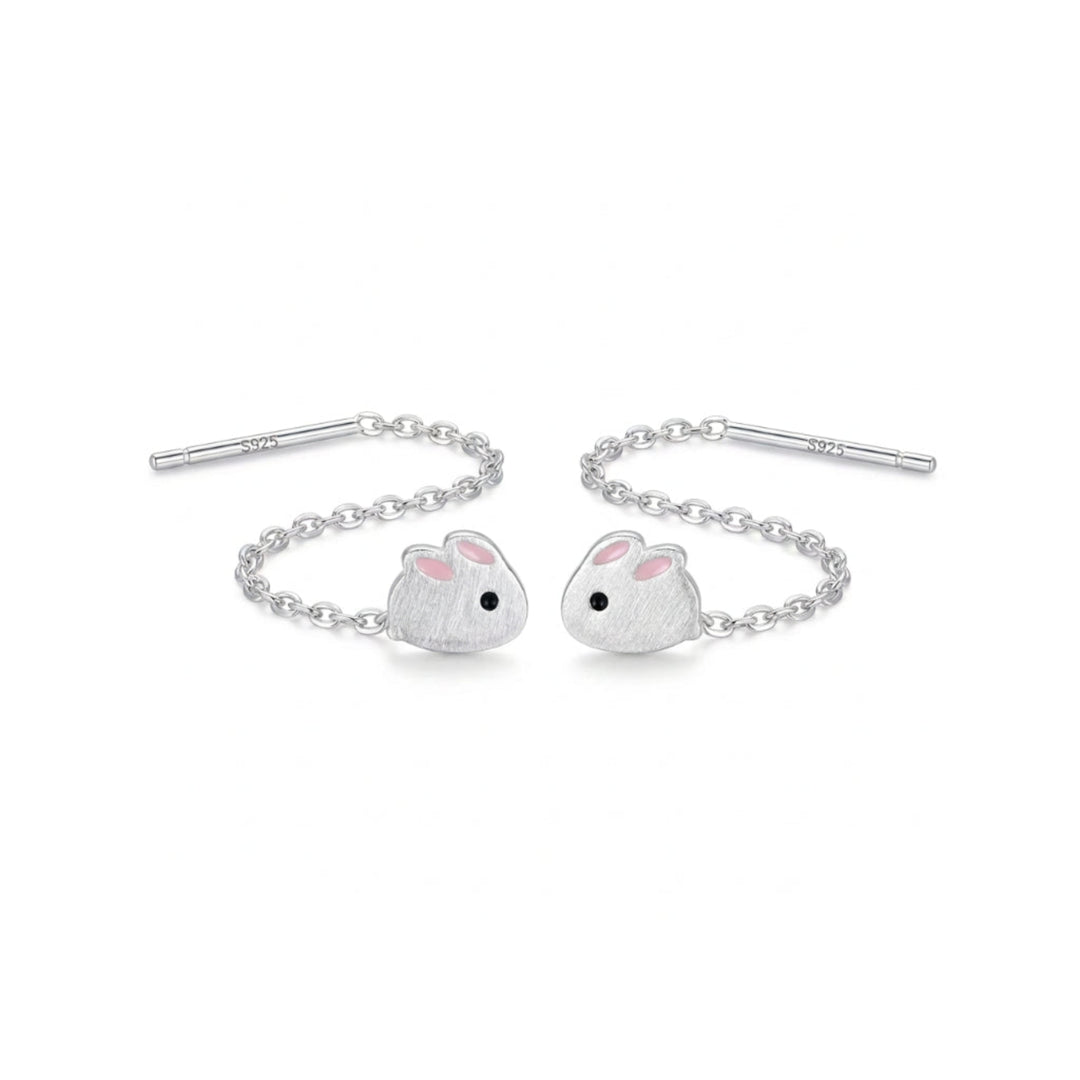 Pendientes infantiles de conejo - Alicia's Diary