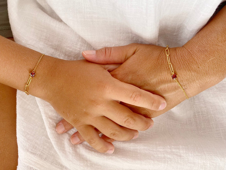 Kristallherz Kinder Armband - ALICIA'S DIARY