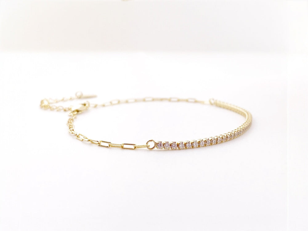 Paperclip Tennis Armband - ALICIA'S DIARY®
