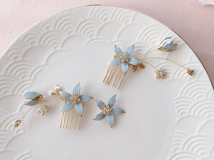Hochzeit im Garten feiern, Brautkleid passend zu Brautschmuck und Brautfrisur mit Blumen von Alicia's Diary