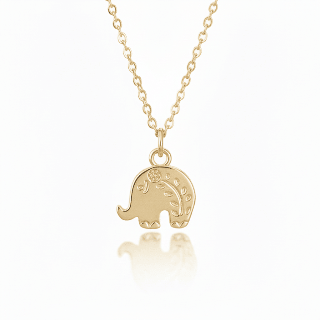 Collier enfant éléphant