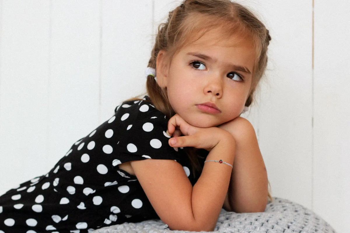 pulsera infantil de mariquita