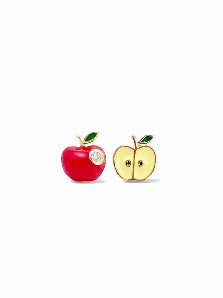 Kinder Ohrstecker Apfel - ALICIA'S DIARY