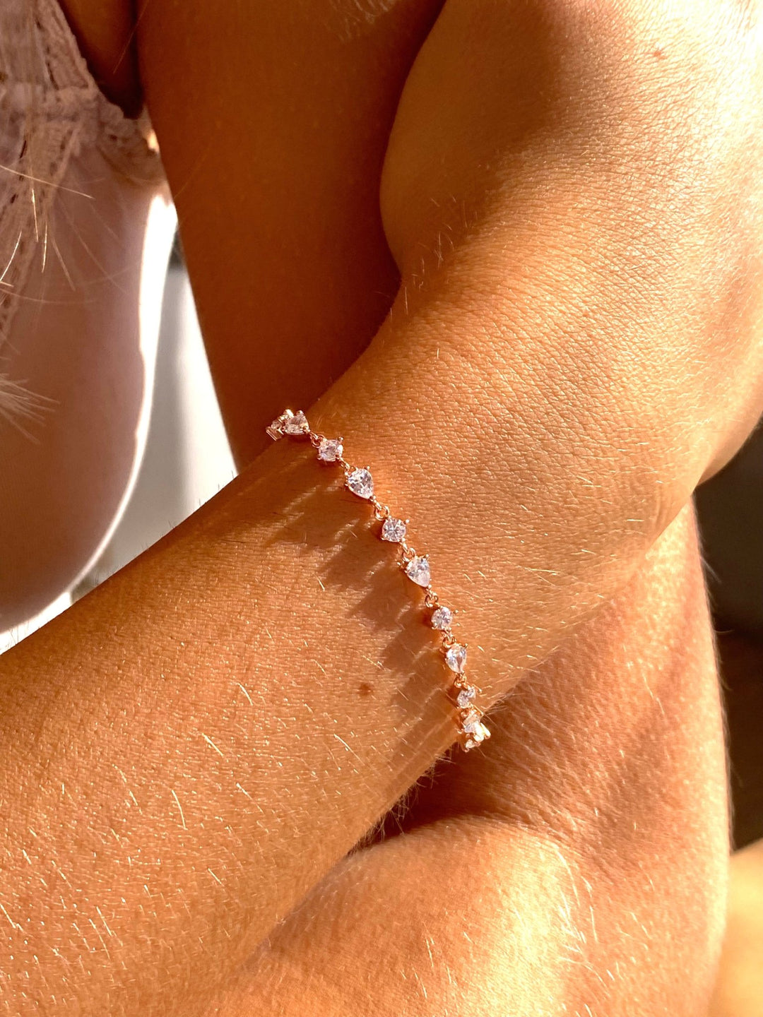 Schönes Kristall Armband für Sommer, Sonne, Meer und Alltag, Party, Schmuck Inspo von Alicia's Diary