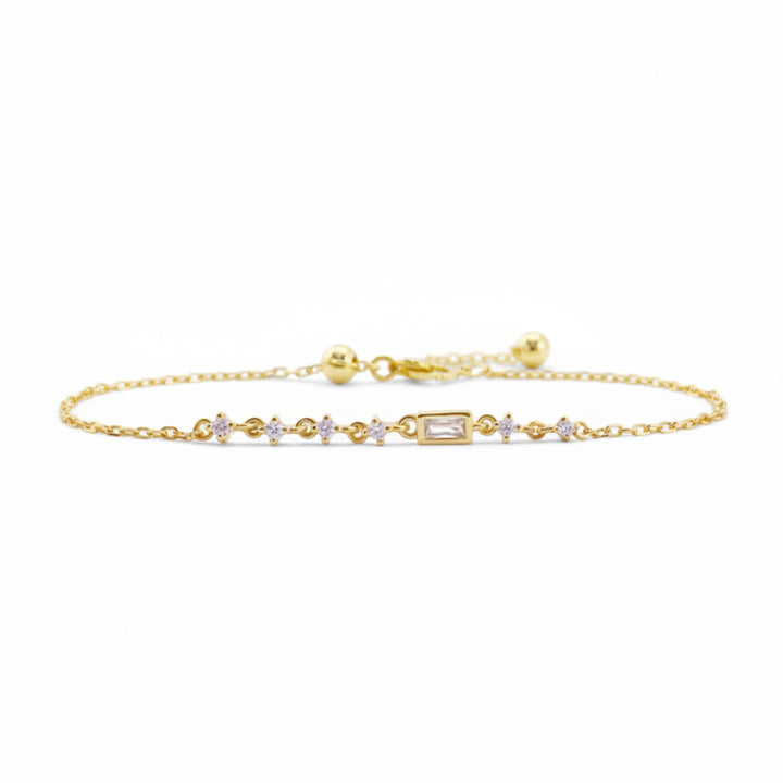 Pulsera con racimo de cristales - Alicia&