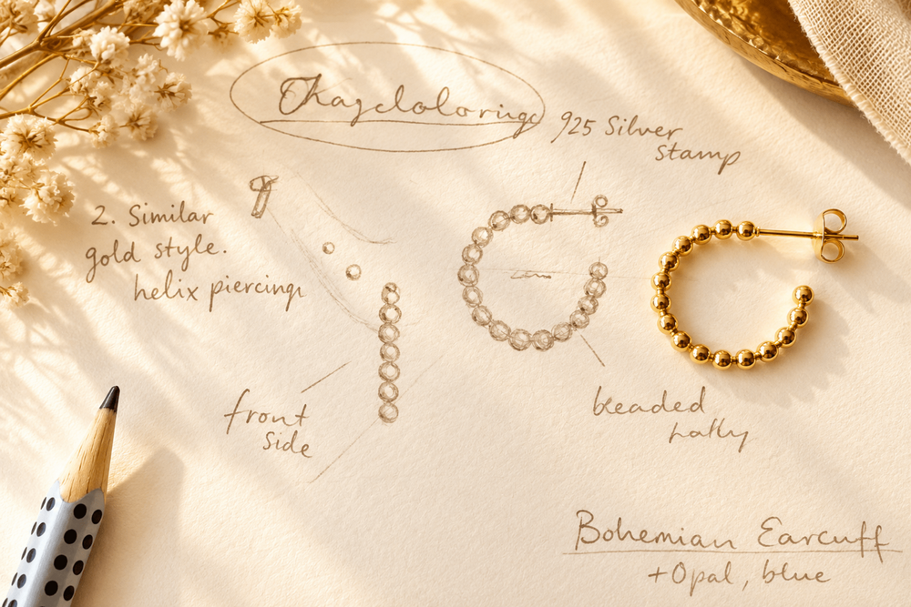 Medium gold ball hoops, modern waterproof gold hoop, beautiful gold earrings for young women, waterproof gold jewelry