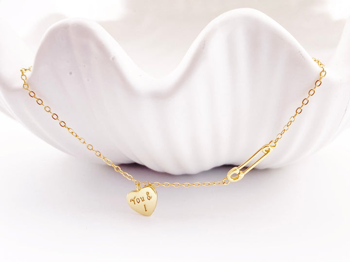 Gold bracelet You &amp; I - Alicia&