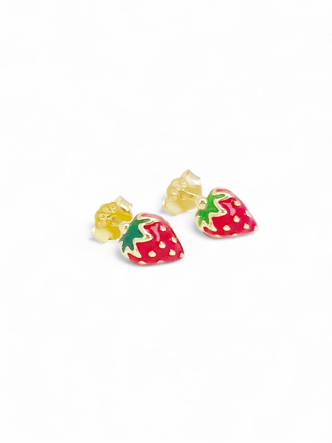 Kinder Ohrstecker Erdbeeren - ALICIA'S DIARY