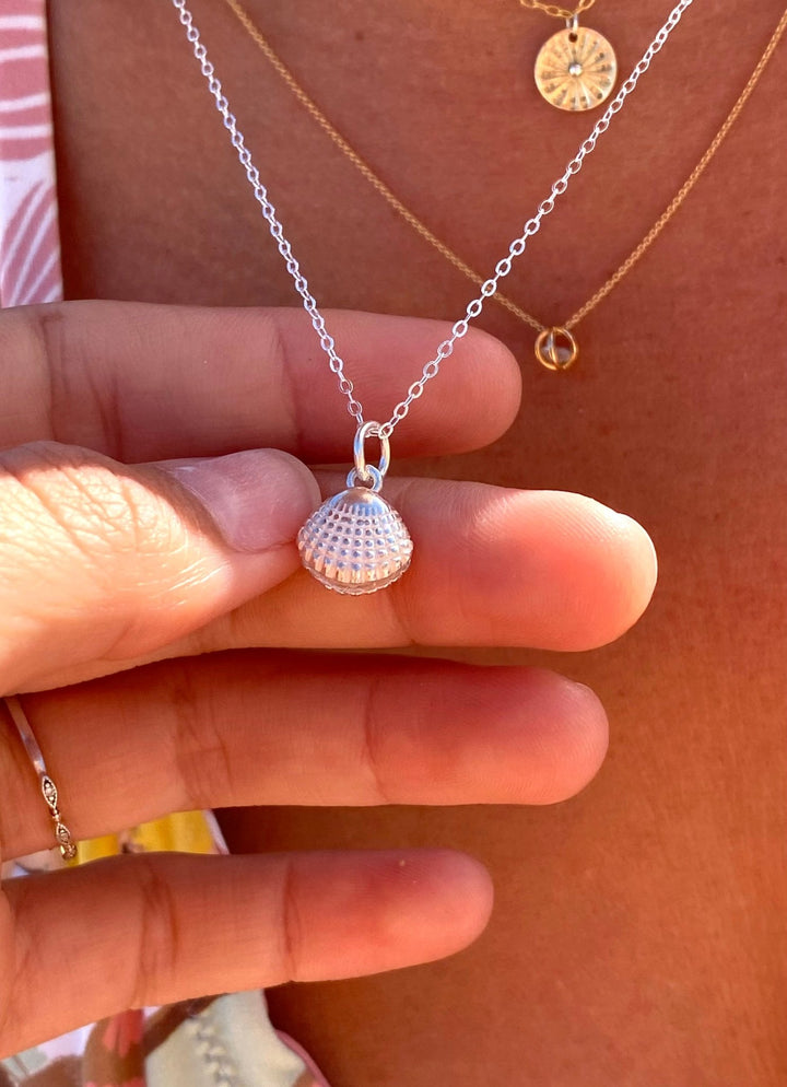 Muschel Halskette Pink Opal - ALICIA'S DIARY