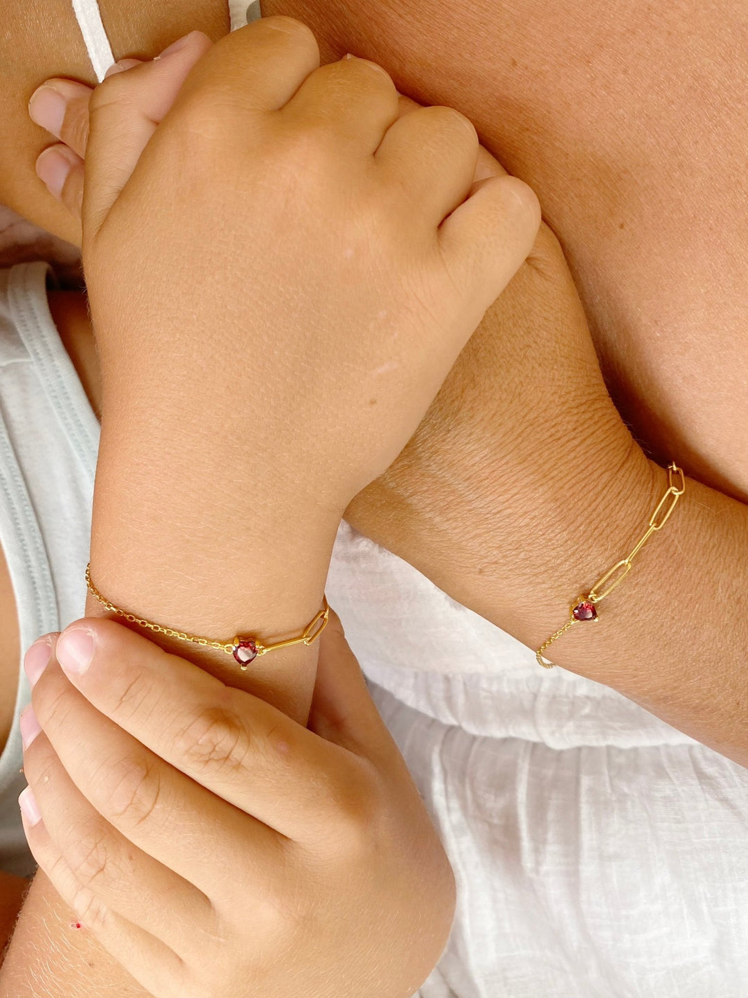 Kristallherz Kinder Armband - ALICIA'S DIARY