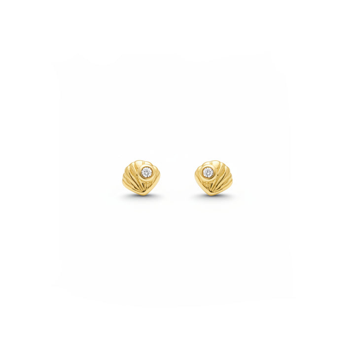 Mini Shell Stud Earrings - Alicia&