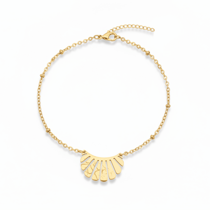Wasserfestes Edelstahl Armband mit Sonne und Satelliten Kette, Boho Layering Bracelet, Schmuck für junge Frauen und Teenager Mädchen