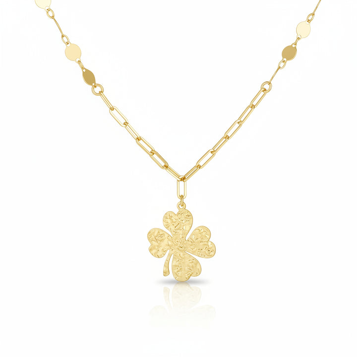Besonderer Schmuck Mama, Tochter, Freundin, goldenes Kleeblatt Geschenk von Alicia&