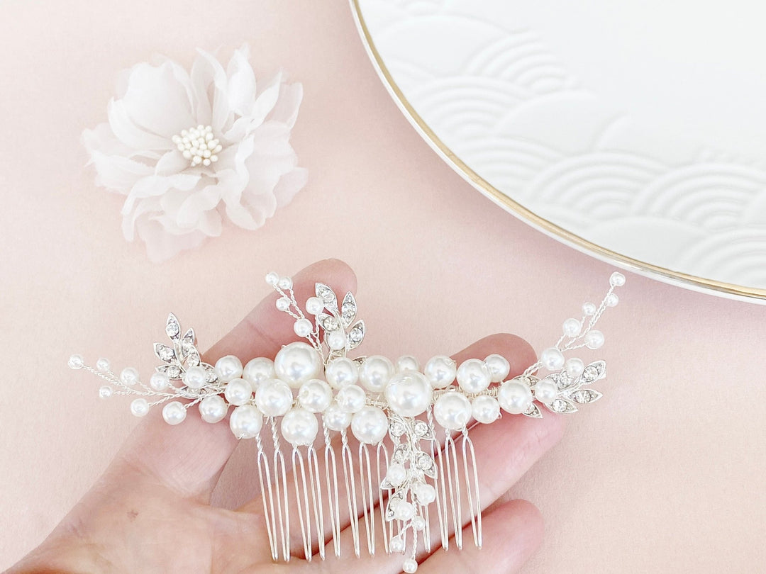 Strass und Perlen Haarkamm Dana - ALICIA'S DIARY