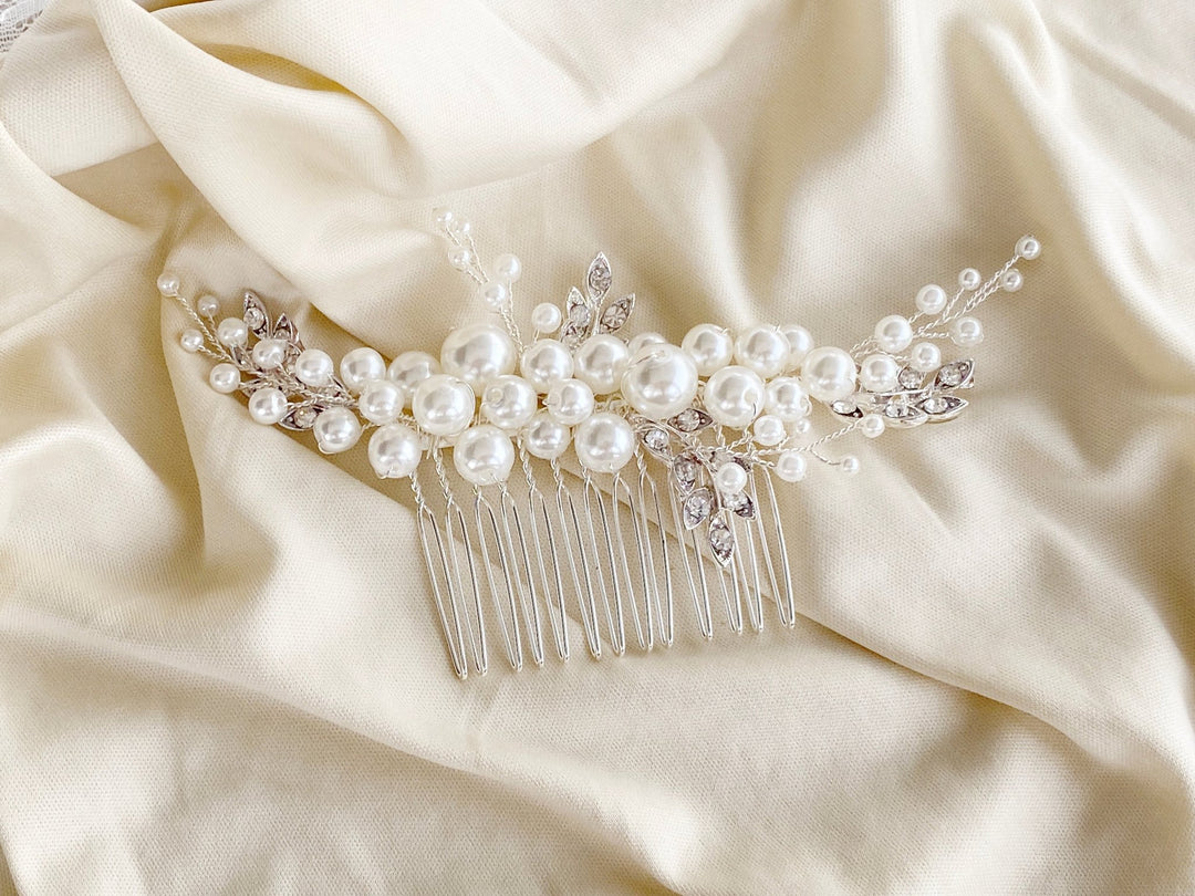 Strass und Perlen Haarkamm Dana - ALICIA'S DIARY