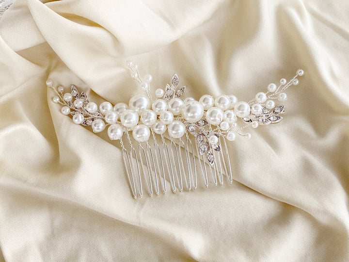 Strass und Perlen Haarkamm Dana - ALICIA'S DIARY