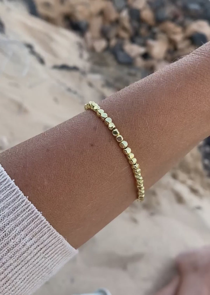 Goldenes Hämatit Armband