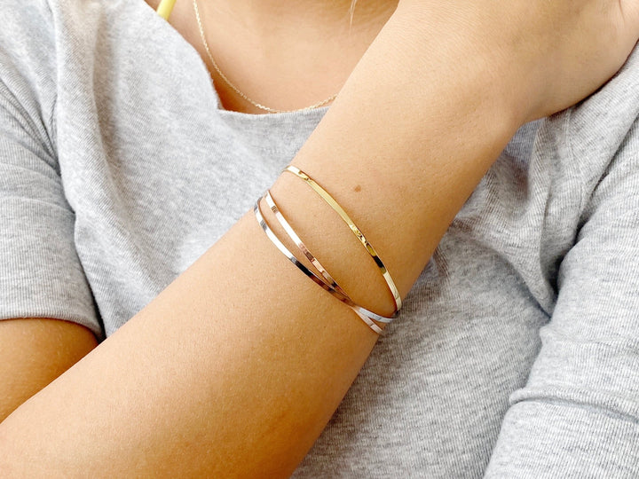Bicolor Armspangen Set - ALICIA'S DIARY