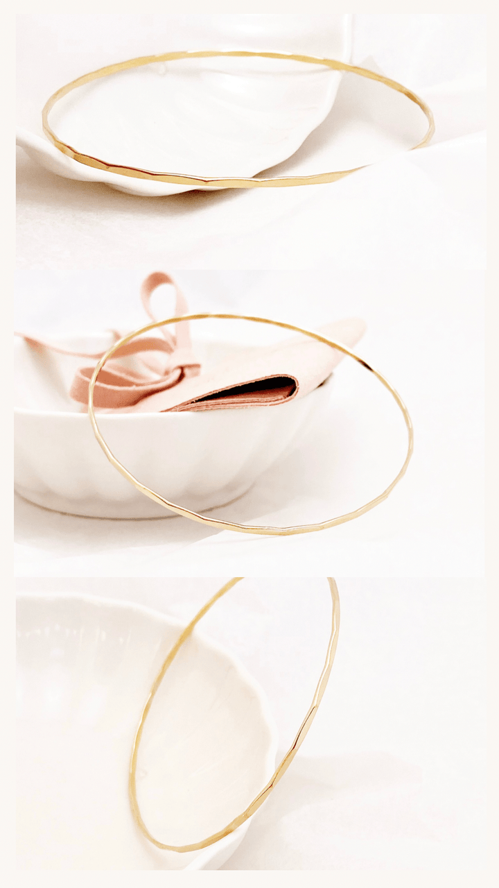 Geometrischer Armreifen Goldfill - ALICIA'S DIARY®