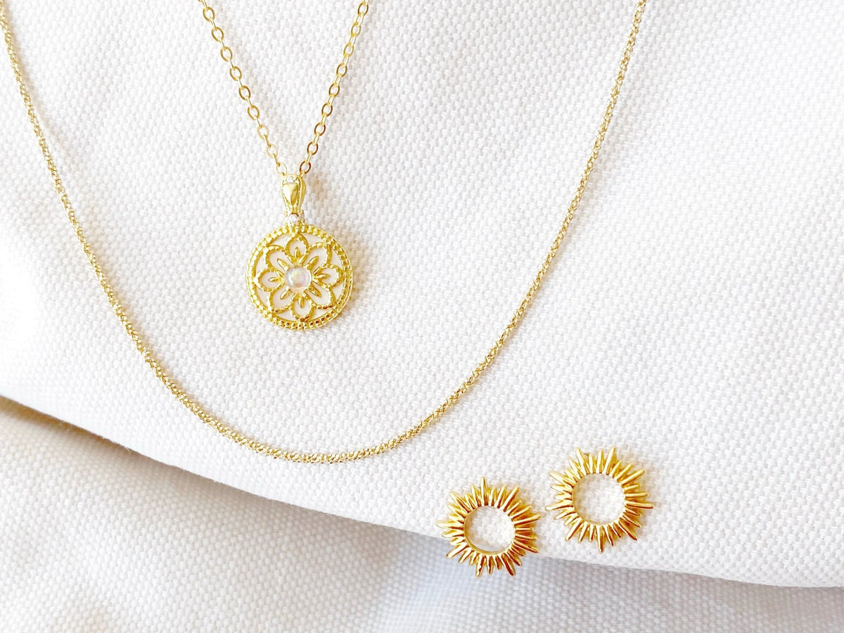 Diamond snake gold chain - diamond cut - thin, filigree, delicate, narrow, dainty - golden necklace