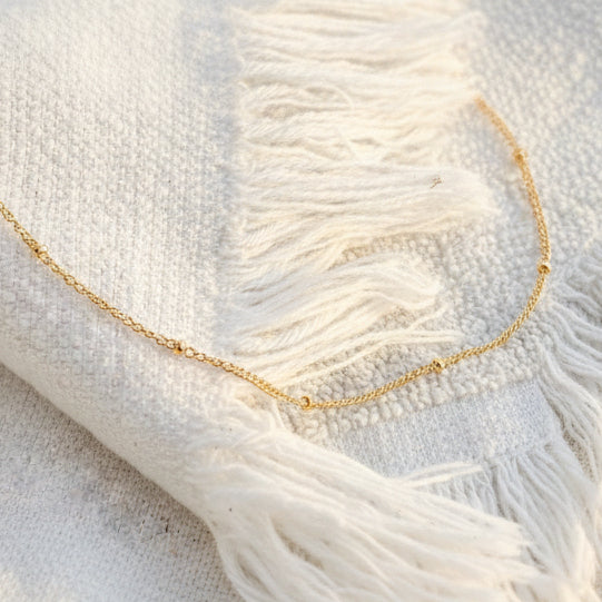 Summer jewelry: solid gold-plated bracelet with beads, waterproof and durable, by Alicia's Diary