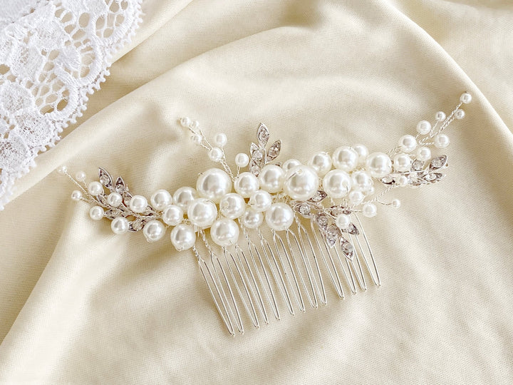 Strass und Perlen Haarkamm Dana - ALICIA'S DIARY