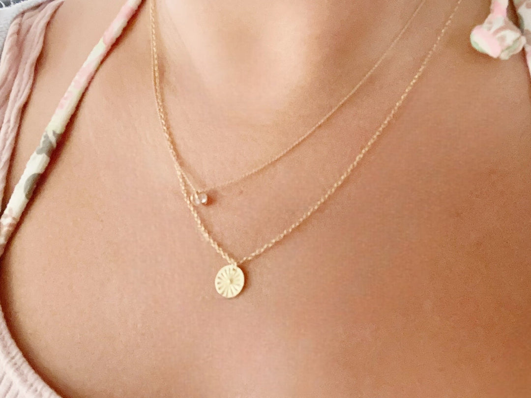 Vergoldete Halskette, hypoallergen und hautfreundlich