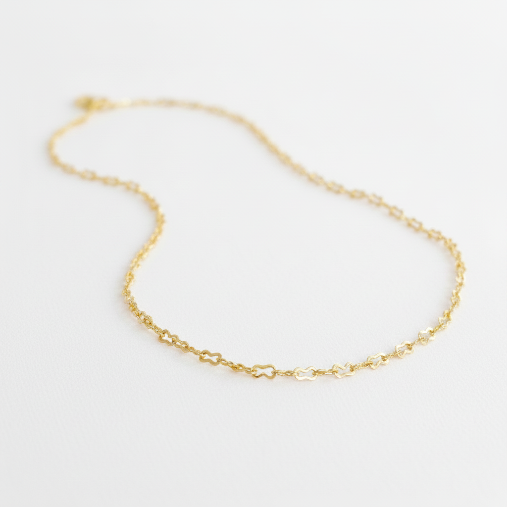 Basic Halskette gold für Ketten Layering, Necklace Stacking, Schmuck Inspo für Clean Girls, Alicia&