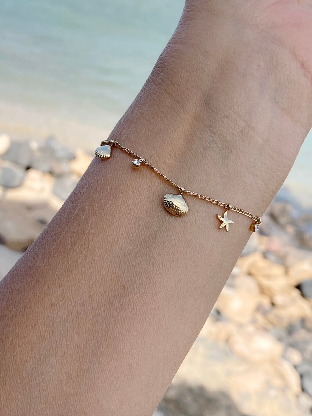 Armband Muschel Seestern - ALICIA'S DIARY®