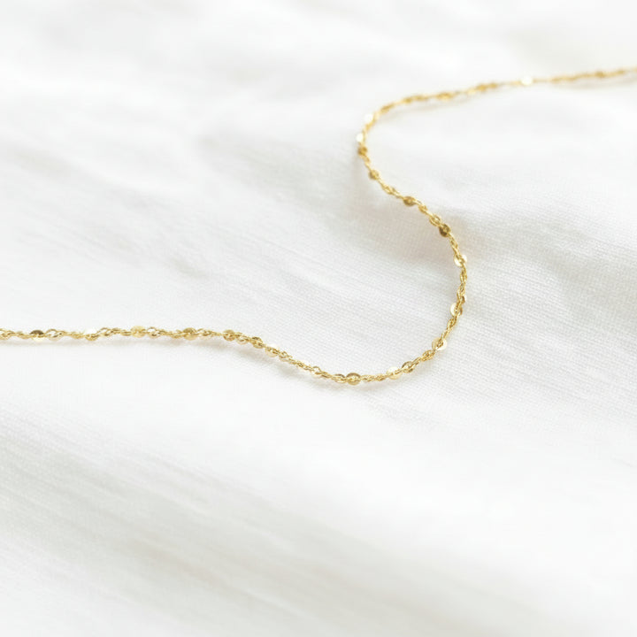 Ausgefallene Basic Halskette gedreht ohne Anhänger für Nacklace Stack gold , Schmuck für junge Frauen von Alicia&